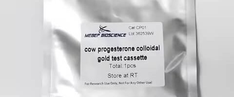 CP01, Cow progesterone colloidal gold test cassette